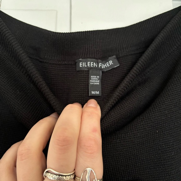 Eileen Fisher Silk Cotton Knit Skirt - Picture 4 of 6